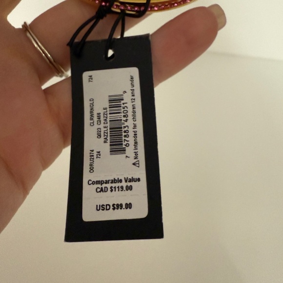 NWT Kate Spade Ring It Up Pave Bangle in Rose - Picture 3 of 9